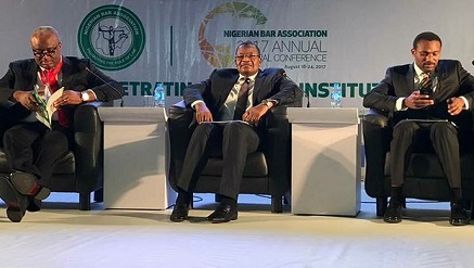 Prof. Danbatta (Middle) with other panelists.